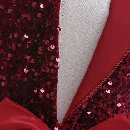 Elegantes Prinzessinnenkleid für Mädchen mit Pailletten & Tüll – Festliches Kleid für Auftritte, Feiern & besondere Anlässe