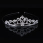Kristall-Tiara für Hochzeit & Ball – Silberne Krone mit Strass für Mädchen & Frauen