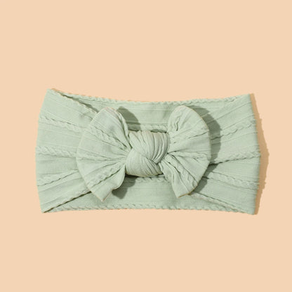 Baby Stirnband mit Schleife – Weiches Haarband für Neugeborene & Kleinkinder | Kinder Haaraccessoire mit Print