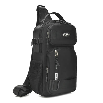 Große Herren Gürteltasche / Crossbody Bag – Leichte Oxford Brusttasche mit hoher Kapazität – Schultertasche für Alltag & Freizeit