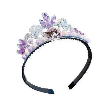 Disney Prinzessinnen-Krone Haarreif für Kinder – Aisha Frozen Krone – Geburtstagskrone für Mädchen – MINISO Design