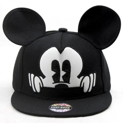 Kinder Baseballcap mit Mickey-Maus-Motiv – Verstellbare Cartoon Snapback Mütze für Jungen & Mädchen (3–8 Jahre)