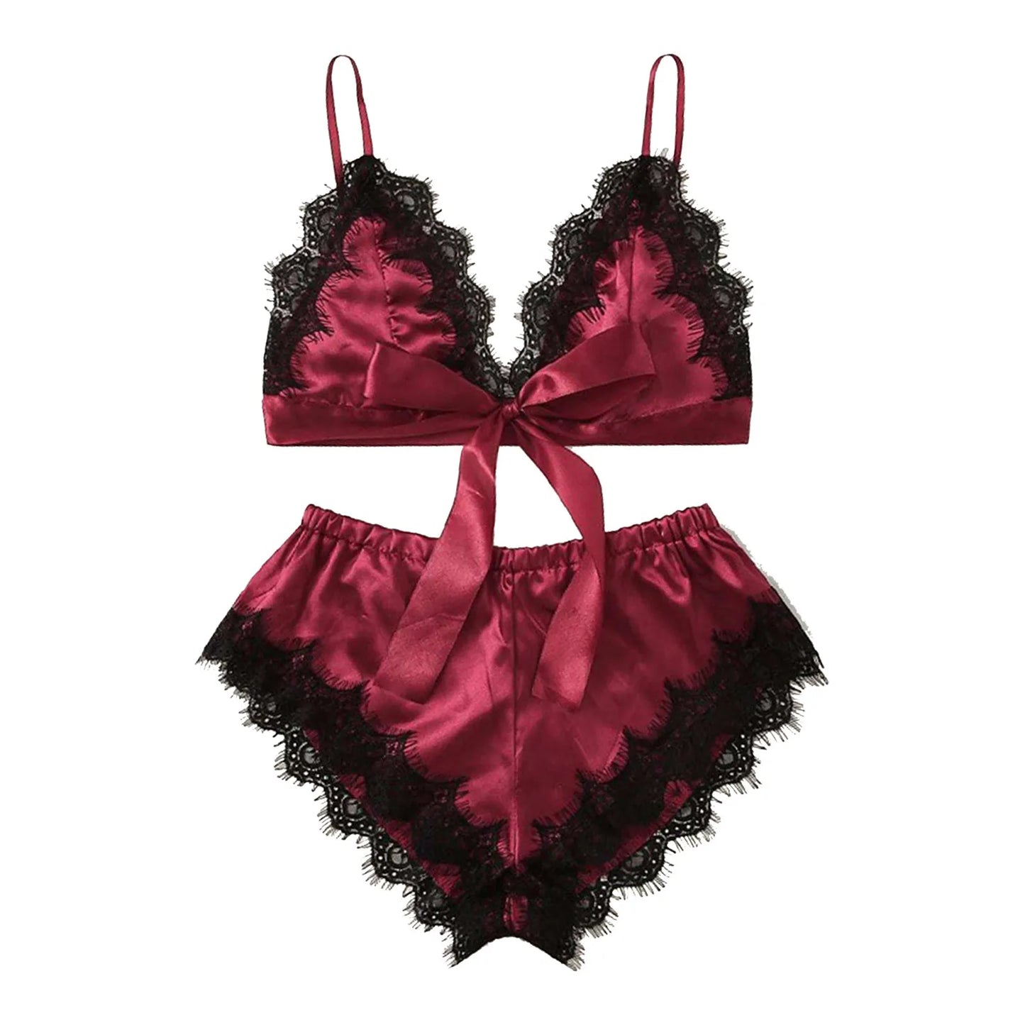 Sexy Babydoll Dessous für Damen – Reizwäsche Set aus Spitze, Nachtwäsche, Unterwäsche, Schlafanzug