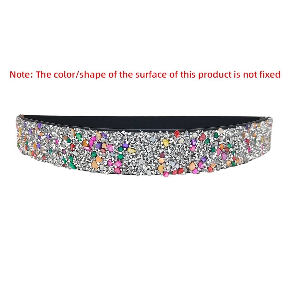Exklusiver Damen-Gürtel mit Strass – Elastischer Modestretch-Gürtel für Kleider & festliche Anlässe
