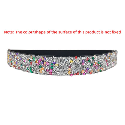 Exklusiver Damen-Gürtel mit Strass – Elastischer Modestretch-Gürtel für Kleider & festliche Anlässe