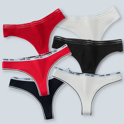 Damen Unterwäsche – Sexy & Atmungsaktive Low-Waist G-String Slip aus Baumwolle