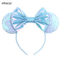 2025 Disney Minnie Maus Haarreif mit Stickerei & Pailletten – Party-Accessoire für Kinder & Erwachsene