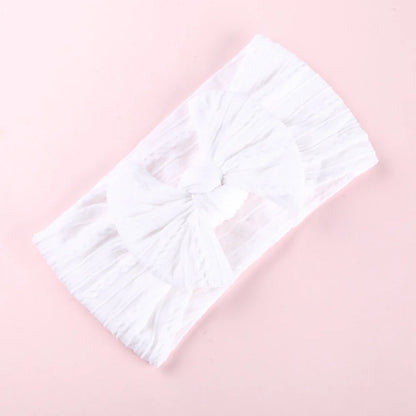 Baby Stirnband mit Schleife – Weiches Haarband für Neugeborene & Kleinkinder | Kinder Haaraccessoire mit Print