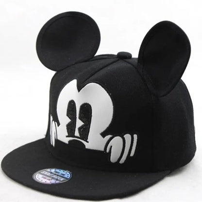 Kinder Baseballcap mit Mickey-Maus-Motiv – Verstellbare Cartoon Snapback Mütze für Jungen & Mädchen (3–8 Jahre)