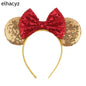 2025 Disney Minnie Maus Haarreif mit Stickerei & Pailletten – Party-Accessoire für Kinder & Erwachsene