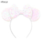 2025 Disney Minnie Maus Haarreif mit Stickerei & Pailletten – Party-Accessoire für Kinder & Erwachsene