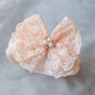 Blumen Baby Haarband für Mädchen – Elastisches Stirnband mit Schleife | Weiches Turban-Haarband für Kleinkinder & Neugeborene
