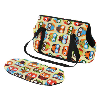 Klassische Haustiertragetasche für kleine Hunde & Katzen – Weiche Schultertasche mit Trageriemen, Outdoor-Reisetasche