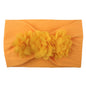 Elastisches Haarband mit Schleife für Mädchen – Blumenmuster Turban-Stirnband | Weiches Kinder-Haaraccessoire für Neugeborene & Kleinkinder