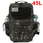 QT&QY Taktischer Rucksack 25L/45L – Outdoor Survival Bug Out Bag für Männer & Frauen – Schulrucksack mit Flaschenhalter