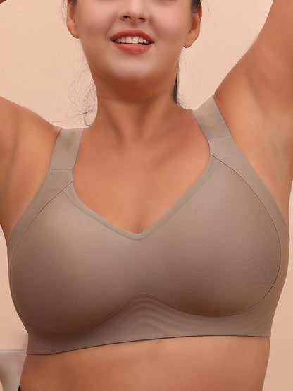 Komfort BH für große Größen – 6XL Damen-BH ohne Bügel, Schlaf-BH, Yoga-BH, Anti-Sagging, Atmungsaktiv