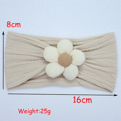 Baby Stirnband mit Schleife – Weiches Haarband für Neugeborene & Kleinkinder | Kinder Haaraccessoire mit Print