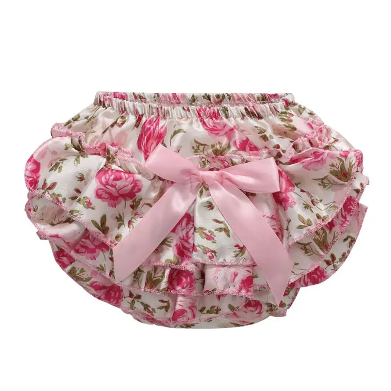 2-teiliges Sommer-Outfit für Baby-Mädchen – Kurzarm-Romper mit Print + Hose | Neugeborenen-Set 0–18 Monate