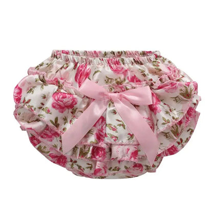 2-teiliges Sommer-Outfit für Baby-Mädchen – Kurzarm-Romper mit Print + Hose | Neugeborenen-Set 0–18 Monate