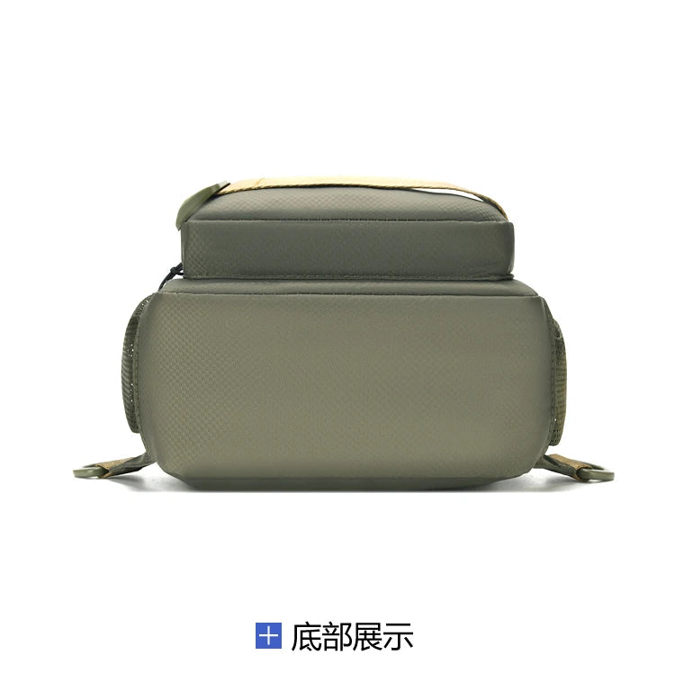 Große Herren Gürteltasche / Crossbody Bag – Leichte Oxford Brusttasche mit hoher Kapazität – Schultertasche für Alltag & Freizeit