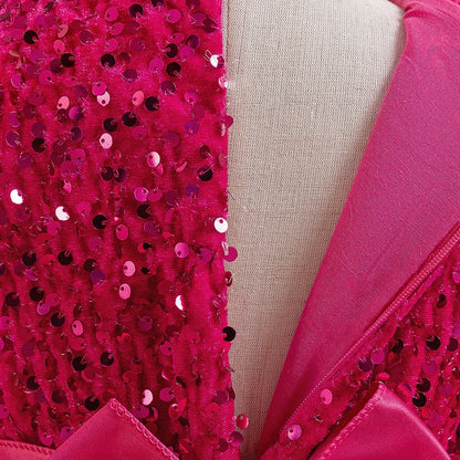 Elegantes Prinzessinnenkleid für Mädchen mit Pailletten & Tüll – Festliches Kleid für Auftritte, Feiern & besondere Anlässe