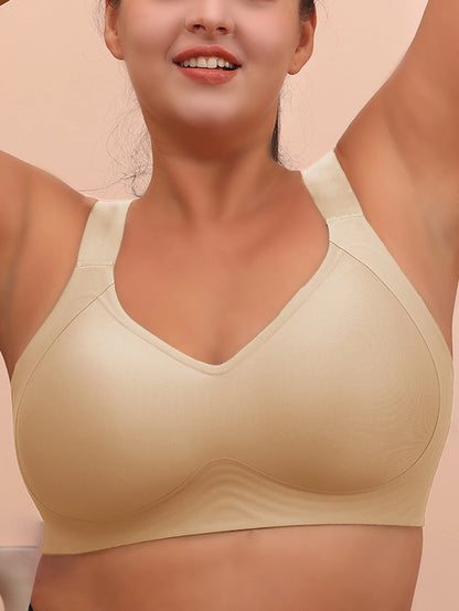 Komfort BH für große Größen – 6XL Damen-BH ohne Bügel, Schlaf-BH, Yoga-BH, Anti-Sagging, Atmungsaktiv