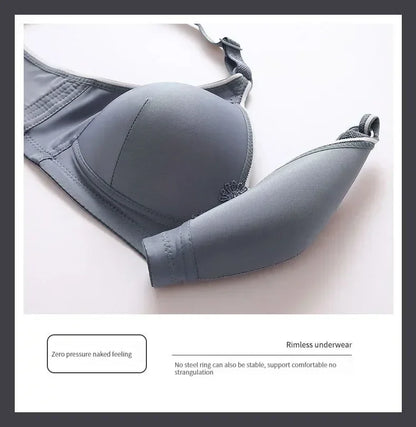 Push-Up BH ohne Bügel – BC-Cup mit seitlicher Stütze, 3 Haken, Damen Unterwäsche für mittleres Alter & Seniorinnen