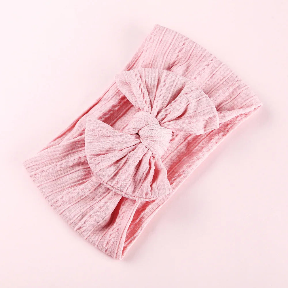 Baby Stirnband mit Schleife – Weiches Haarband für Neugeborene & Kleinkinder | Kinder Haaraccessoire mit Print