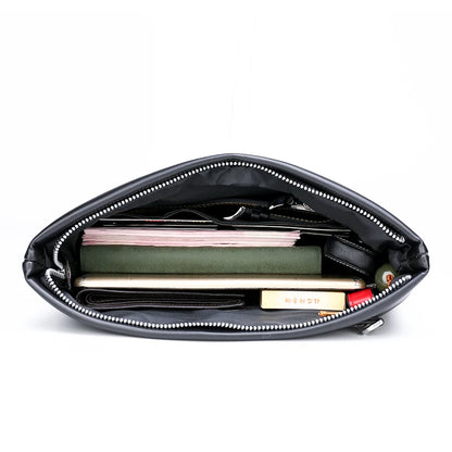 Herren Clutch Tasche – Elegante Business-Handtasche aus weichem PU-Leder – Stylische Freizeit- und Gürteltasche