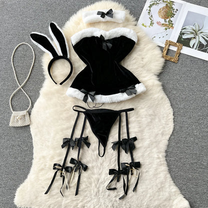 Sexy Damen-Unterwäsche Set – Spitzen-Bralette & Slip – Verführerisches Dessous-Set ohne Bügel für besondere Momente