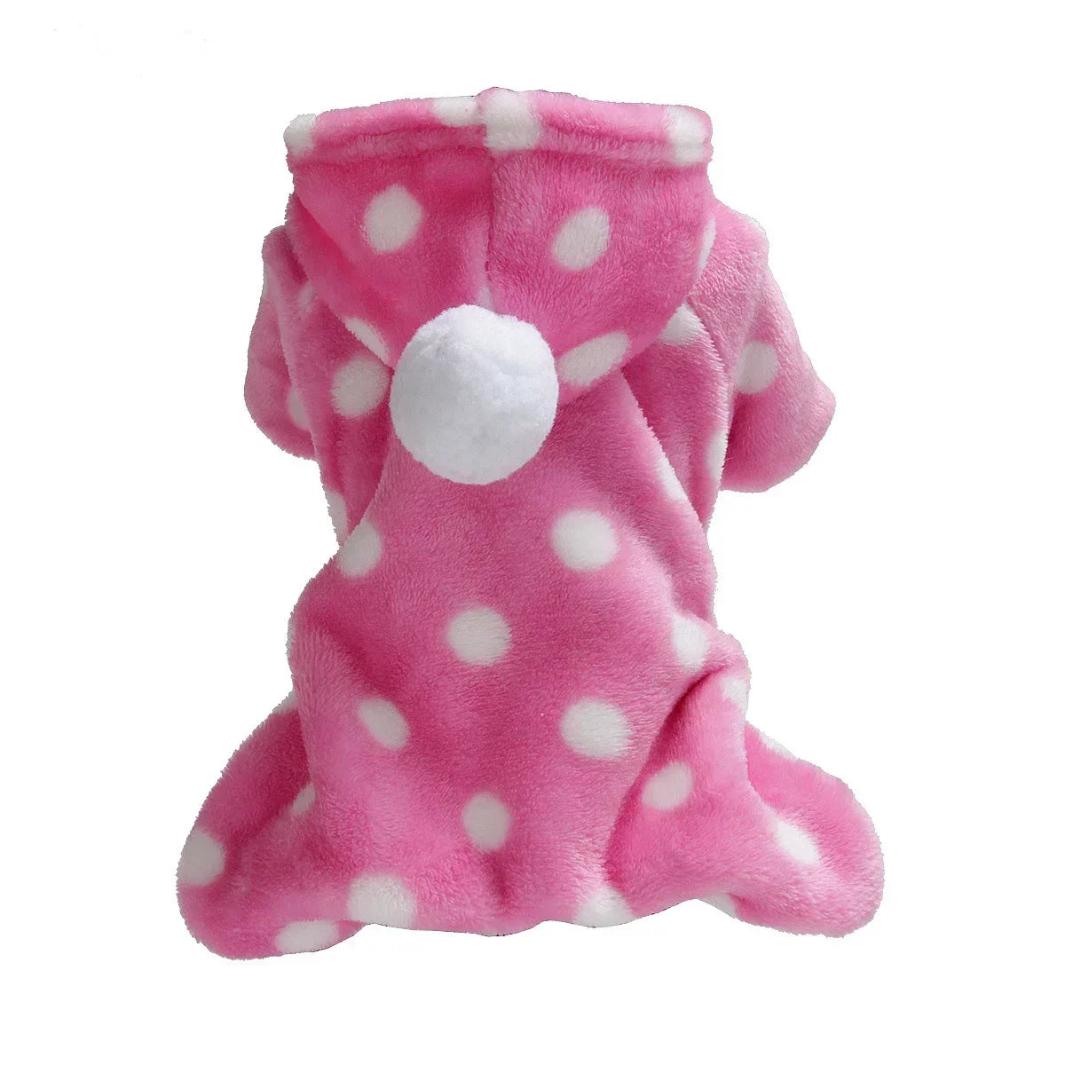 Weiche Flanell-Hundepyjama mit Streifen – Warmes Vierbeiniges Haustierkostüm für Herbst & Winter