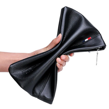 Herren Clutch Tasche – Elegante Business-Handtasche aus weichem PU-Leder – Stylische Freizeit- und Gürteltasche