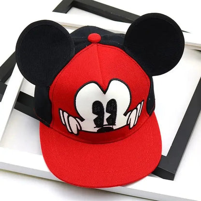 Kinder Baseballcap mit Mickey-Maus-Motiv – Verstellbare Cartoon Snapback Mütze für Jungen & Mädchen (3–8 Jahre)
