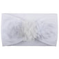 Elastisches Haarband mit Schleife für Mädchen – Blumenmuster Turban-Stirnband | Weiches Kinder-Haaraccessoire für Neugeborene & Kleinkinder