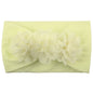 Elastisches Haarband mit Schleife für Mädchen – Blumenmuster Turban-Stirnband | Weiches Kinder-Haaraccessoire für Neugeborene & Kleinkinder