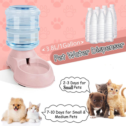 Automatischer Wasserspender & Futternapf – 2-in-1 Futterstation mit großer Kapazität für Hunde & Katzen