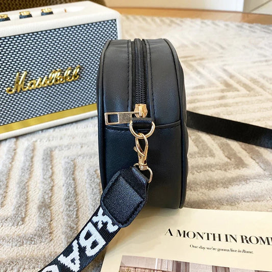 Damen Umhängetasche – Kleine Vintage Schultertasche aus PU-Leder mit Reißverschluss – Sommer Reisetasche für Frauen