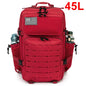 QT&QY Taktischer Rucksack 25L/45L – Outdoor Survival Bug Out Bag für Männer & Frauen – Schulrucksack mit Flaschenhalter