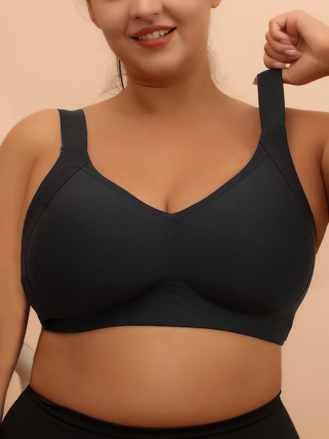 Komfort BH für große Größen – 6XL Damen-BH ohne Bügel, Schlaf-BH, Yoga-BH, Anti-Sagging, Atmungsaktiv
