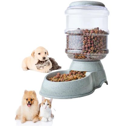 Automatischer Wasserspender & Futternapf – 2-in-1 Futterstation mit großer Kapazität für Hunde & Katzen