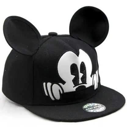 Kinder Baseballcap mit Mickey-Maus-Motiv – Verstellbare Cartoon Snapback Mütze für Jungen & Mädchen (3–8 Jahre)